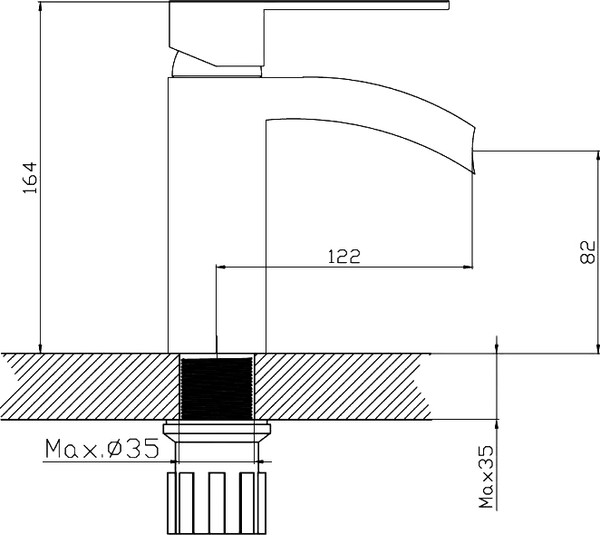 Изображение товара Смеситель Haiba HB13505