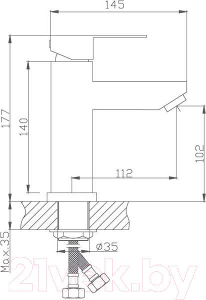 Изображение товара Смеситель Haiba HB10801