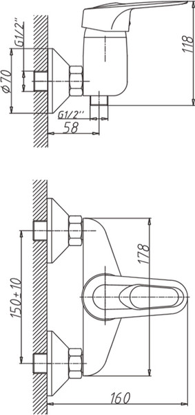 Изображение товара Смеситель Haiba HB2004