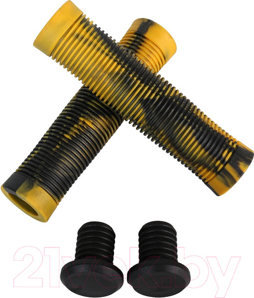 Изображение товара Грипсы для самоката Ateox G-1-5 (черный/желтый)