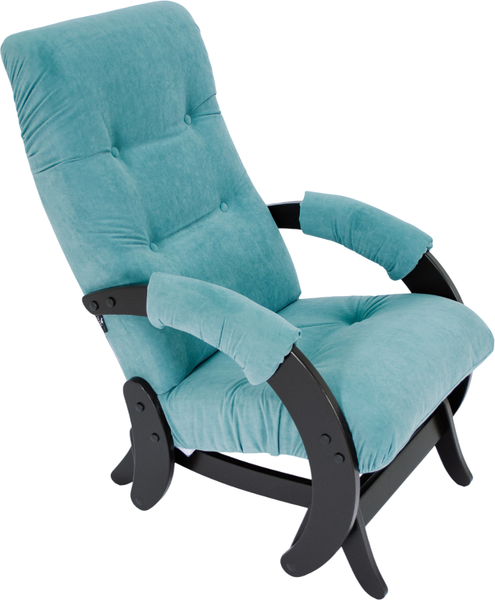 Изображение товара Кресло-маятник Glider 68 550x880x1000 (мятно-зеленый/венге)