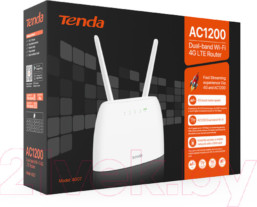 Изображение товара Беспроводной маршрутизатор Tenda 4G07