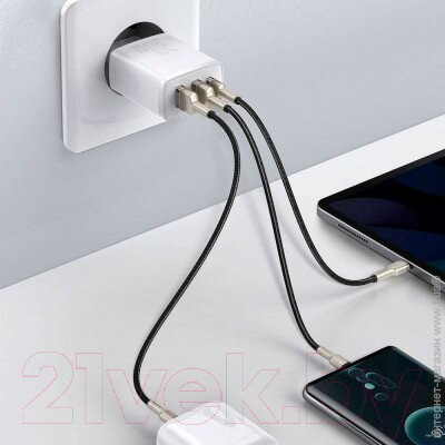 Изображение товара Адаптер питания сетевой Baseus Compact Quick Charger / CCXJ-E02 (белый)
