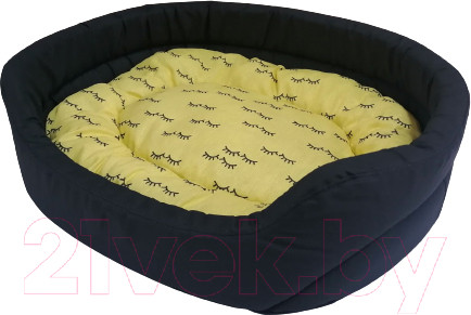 Изображение товара Лежанка для животных Happy Friends Черное золото №3 stm 214