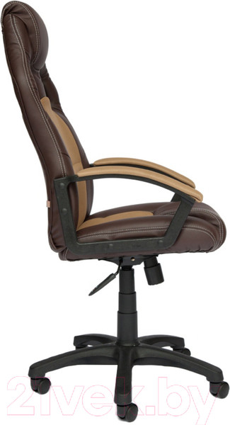 Изображение товара Кресло геймерское Tetchair Driver экокожа/ткань (коричневый/бронзовый)