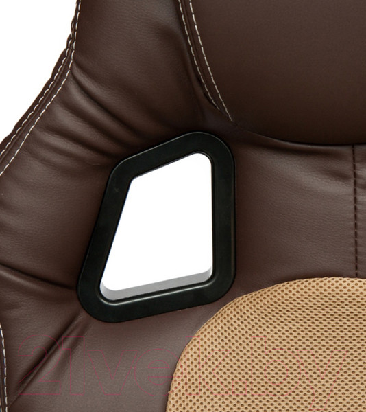 Изображение товара Кресло геймерское Tetchair Driver экокожа/ткань (коричневый/бронзовый)