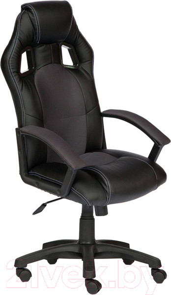 Изображение товара Кресло геймерское Tetchair Driver экокожа/ткань (черный/серый)