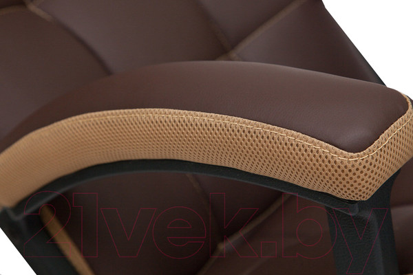 Изображение товара Кресло офисное Tetchair Trendy экокожа/ткань (коричневый/бронзовый)