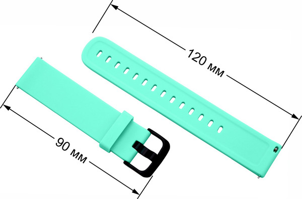 Изображение товара Ремешок для умных часов Bingo Для Amazfit Bip/GTS/GTR 42mm (20мм, мятный)