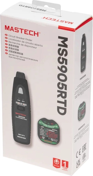 Изображение товара Тестер розетки Mastech MS5905RTD