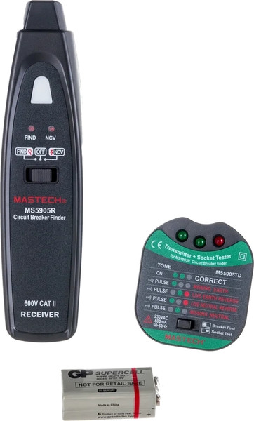 Изображение товара Тестер розетки Mastech MS5905RTD