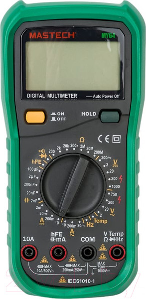 Изображение товара Мультиметр цифровой Mastech MY64N