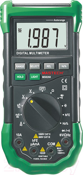 Изображение товара Мультиметр цифровой Mastech MS8268
