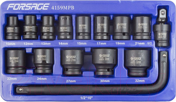 Изображение товара Набор головок слесарных Forsage F-4159MPB