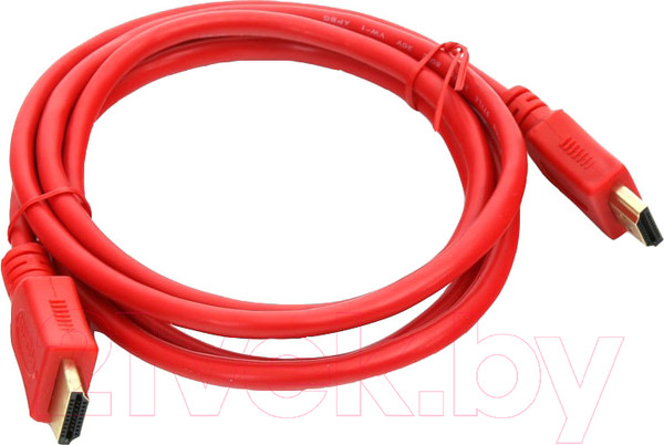 Изображение товара Кабель Omega HDMI-HDMI v.1.4 / OCHB41R (1.5м, красный)