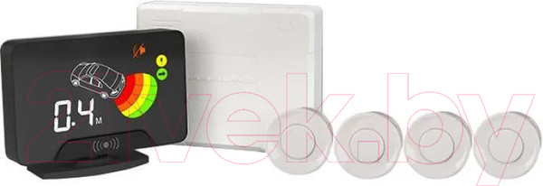 Изображение товара Парковочный радар AAALine LCD-14 (белый)