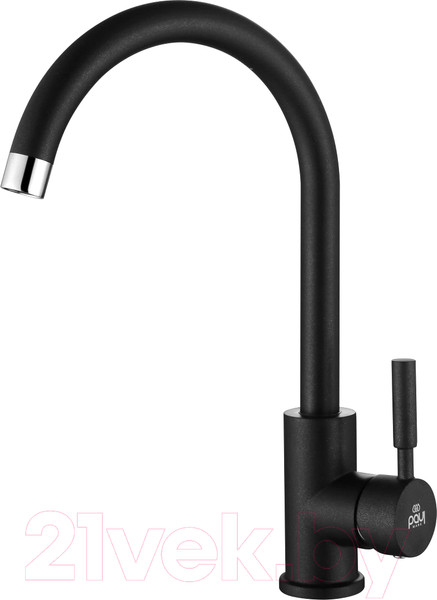 Изображение товара Смеситель Paulmark Holstein Ho212063-418 (черный металлик)