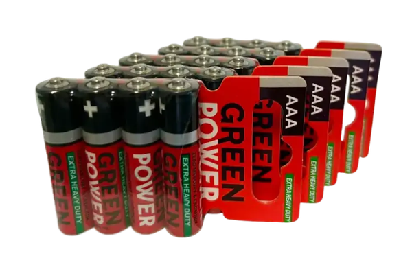 Изображение товара Комплект батареек Green Power Extra heavy duty AAA/R03 Carbon (4шт)