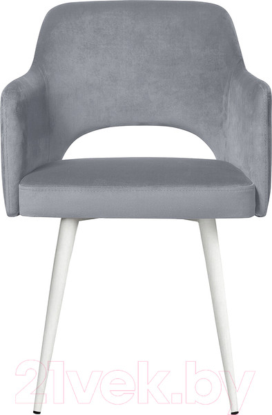 Изображение товара Стул Олмеко Берта (велюр тенерифе грей/белый)