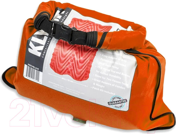 Изображение товара Туристический коврик Klymit Insulated Double V (оранжевый)