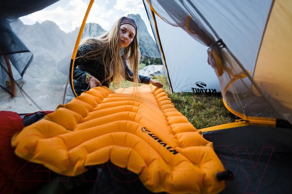 Изображение товара Туристический коврик Klymit Insulated Static V Lite (оранжевый)