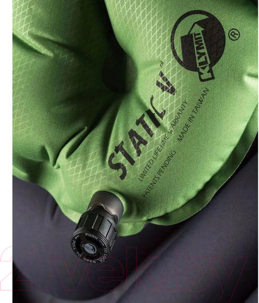Изображение товара Туристический коврик Klymit Static V2 pad (зеленый)