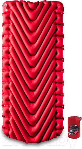 Изображение товара Туристический коврик Klymit Insulated Static V Luxe pad / 06LIRd02D (красный)