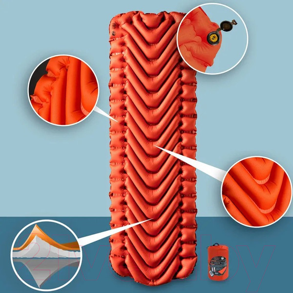 Изображение товара Туристический коврик Klymit Insulated Static V (оранжевый)