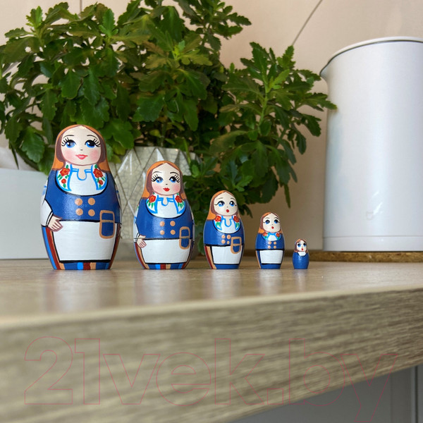 Изображение товара Матрешка сувенирная Брестская Фабрика Сувениров Матрешка в народном финском костюме / 5024