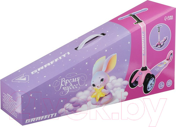 Изображение товара Самокат детский Graffiti 2в1 Зайка 9105553