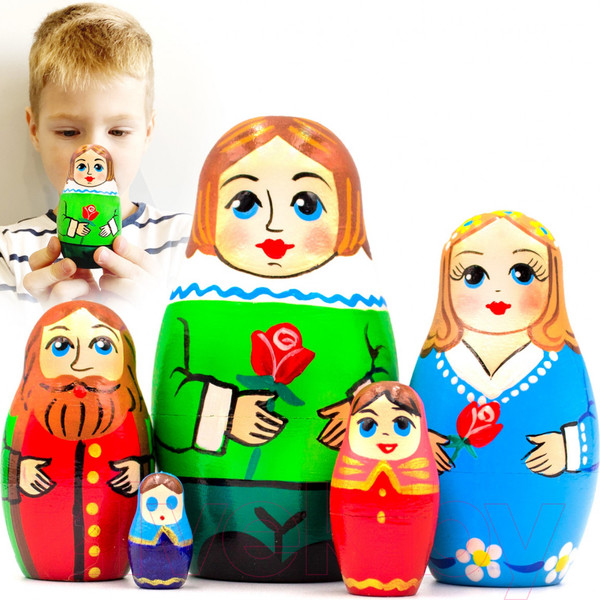 Изображение товара Матрешка сувенирная Брестская Фабрика Сувениров Красавица и Чудовище / 5165