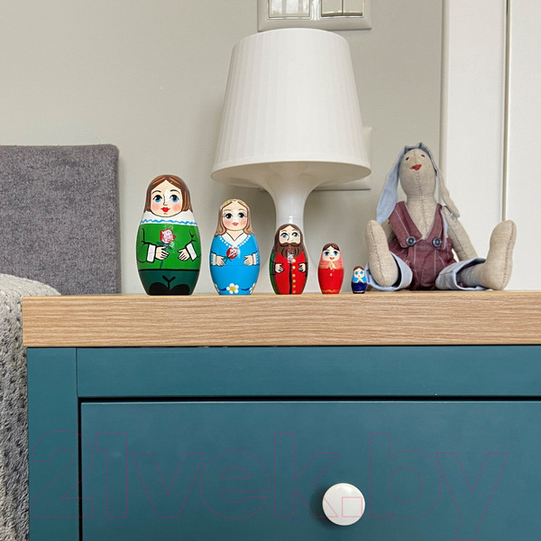 Изображение товара Матрешка сувенирная Брестская Фабрика Сувениров Красавица и Чудовище / 5165