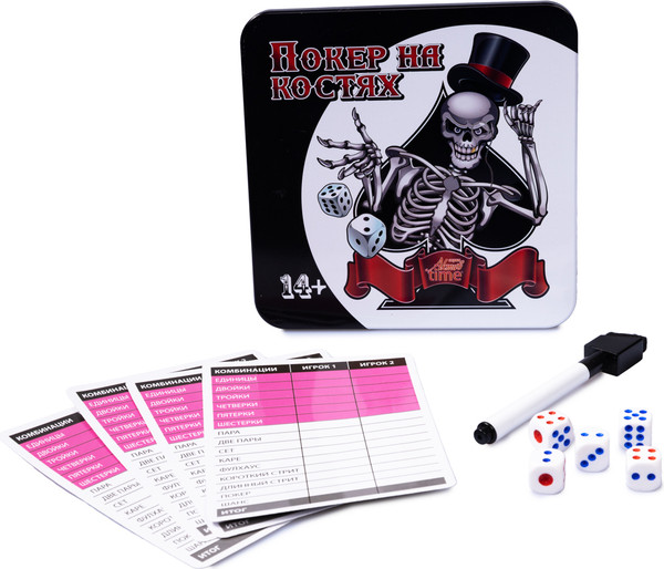 Изображение товара Настольная игра Десятое королевство Покер на костях / 04420