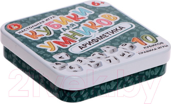Изображение товара Настольная игра Десятое королевство Кубики для умников. Арифметика / 04611