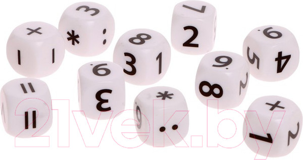 Изображение товара Настольная игра Десятое королевство Кубики для умников. Арифметика / 04611