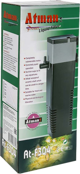 Изображение товара Фильтр для аквариума Atman Внутренний 800 л/ч, 15W до 100л / ATM-AT-F304