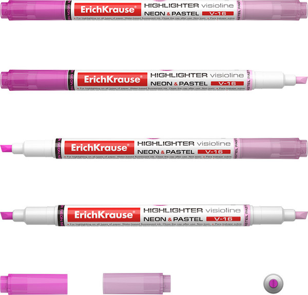 Изображение товара Текстовыделитель Erich Krause Visioline V-16 Neon+Pastel / 56017