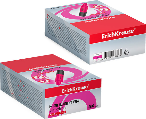 Изображение товара Текстовыделитель Erich Krause Visioline V-17 Mini / 56697