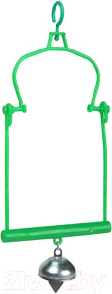 Изображение товара Игрушка для птиц Бриллиант Качели с металлическим колокольчиком / 33300521