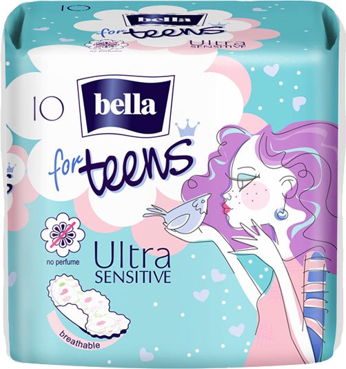 Прокладки гигиенические Bella For Teens Ultra Sensitive (10шт)