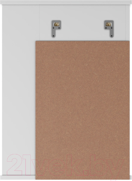 Изображение товара Шкаф с зеркалом для ванной Айсберг Волна 1-50 (левый)