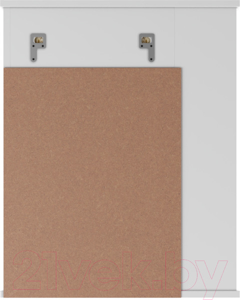 Изображение товара Шкаф с зеркалом для ванной Айсберг Волна 1-55 (правый)