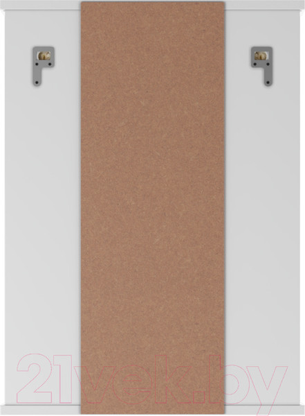 Изображение товара Шкаф с зеркалом для ванной Айсберг Волна 2-50 (правый)