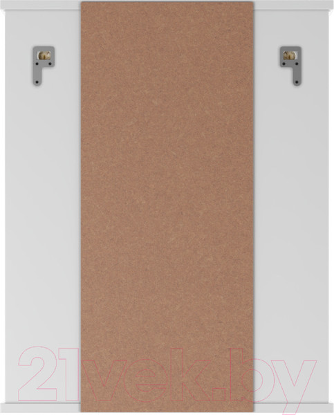 Изображение товара Шкаф с зеркалом для ванной Айсберг Волна 2-55 (правый)