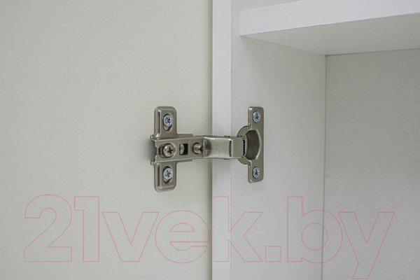 Изображение товара Шкаф с зеркалом для ванной Айсберг Волна 2-60 (левый)