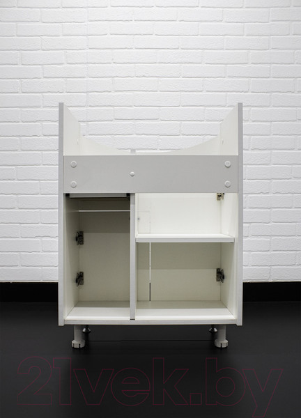 Изображение товара Тумба под умывальник Айсберг Уют 50 Классик с верхним ящиком В1