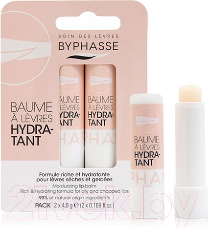 Изображение товара Бальзам для губ Byphasse Увлажняющий (2x4.8г)