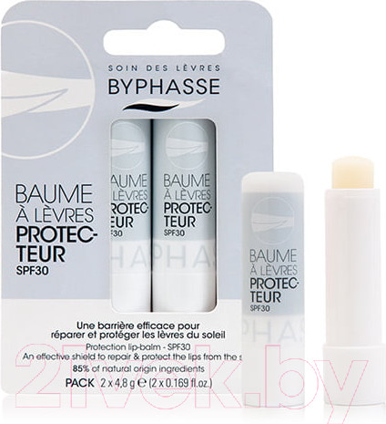 Изображение товара Бальзам для губ Byphasse Защитный SPF30 (2x4.8г)