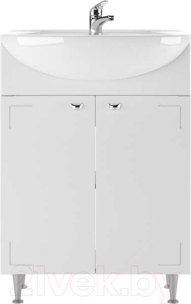 Изображение товара Тумба под умывальник Айсберг Уют 60 Классик без ящика