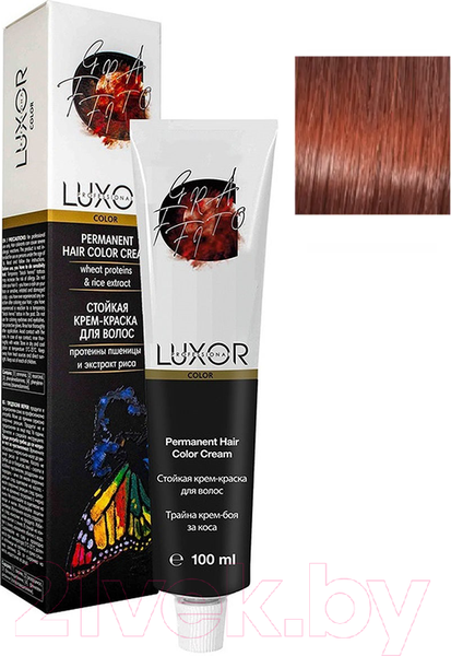 Изображение товара Крем-краска для волос Luxor Professional Стойкая 7.75 (100мл, блондин шоколадный махагоновый)